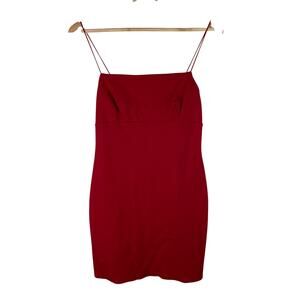 Urban Outfitters Women's Size‎ M Red Strapless Stretch Mini Bodycon Dress *